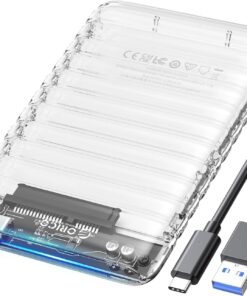 Yuanchuang Times Technology Co., Ltd. Orico USB3.2 Gen2 6Gbps Type-C 2.5” inch SATA SSD Hard Disk Kutusu Şeffaf