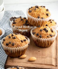 Hediye Sepeti Takribi 200 Adet Büyük Boy Beyaz Muffin Kek Kalıbı, Cupcake Kağıdı, Browine Kalıbı 50x40 Mm