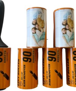yapraklı tüy toplayıcı rulo ultra yapışkan özellikli Kedi Köpek Saç Kıl Tüy Toplayıcı lint roller with 90 sheets (1 rulo + 5 yedek rulo)