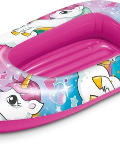 Toys – Unicorn Boat Inflated Base şişme bot/çocuklar için şişme bot – Boyut 112 cm – plaj, deniz, havuz için ideal – 16938