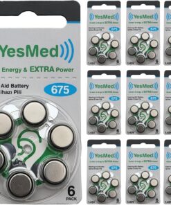 Extra Power 675 Numara İşitme Cihazı Pili (10 Paket x 6 Adet = 60 Adet Pil)