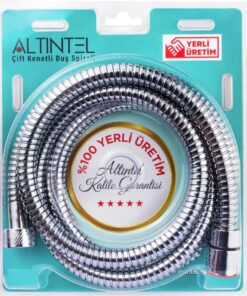 Çift Kenetli Duş Spirali%100 Yerli. (150 cmlik hortum)