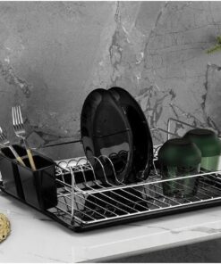Banyo Krom Bulaşıklık Bulaşık Süzgeci Tek Katlı Tabaklık