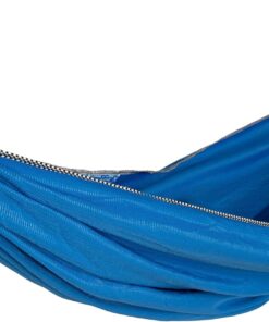 Premium Hamak%100 Polyerster Kaliteli Kumaş Hamak, Birinci sınıf kamp hamağı,Taşınabilir Hamak, Nefes Alan Rahat Hamak, dış mekan, ultra hafif, seyahat hamağı (Saks Mavisi)