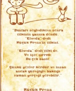 Kuşe Kağıt Duvar Posteri Küçük Prens Retro Vintage Drtr0044