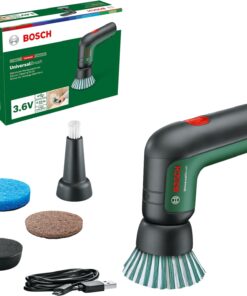 Home And Garden Akülü Elektrikli Temizleme Fırçası Universalbrush (3.6 Ah Dahili Akü, 1 Mikro Usb Şarj Cihazı ve 4 Temizleme Aparatı Dahildir, Karton Pakette)