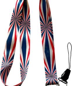 Retro İlluzyon Boyun ipi ve Telefon Askısı Lanyard