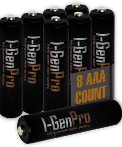 Pro P104 8 Adet AAA 1100 mAh Şarj Edilebilir İnce Kalem Pil 1.2V Ni-MH Şarjlı Pil
