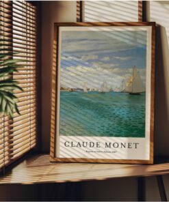 Tanıtım Monet Çerçevesiz Poster, Modern Dekoratif Çerçevesiz Poster, Tablo, Monet, 30 x 40