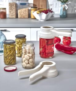 Her Boy Kavanoz Kapağına Uyumlu Kırılmaya Karşı Dayanıklı Plastik Konserve Turşu Kavanoz Açacağı