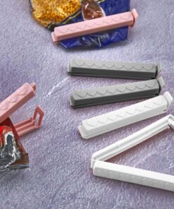 Kitchen 12 Adet Poşet Kapatıcı Klips Ambalaj Ve Torba Kapatma Aparatı Poşet Klipsi 12'li