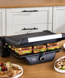 Gastro Classic Izgara ve Tost Makinesi Matte Black 6 Dilim Kapasiteli
