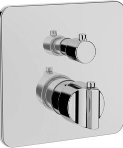 Suit U A42675 Ankastre Termostatik Duş Bataryası, Sıva Üstü, V-Box, Krom