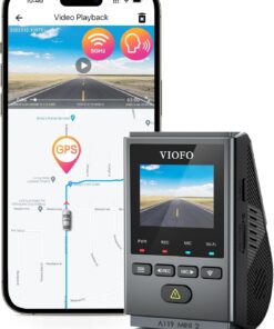 A119 Mini-2 HDR 2K 60FPS 5GHz WiFi ve GPS'li Araç Kamerası