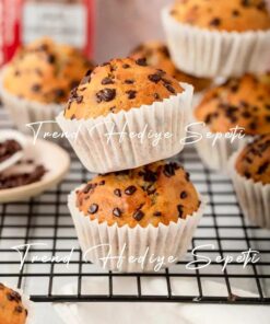 Hediye Sepeti Takribi 100 Adet Orta Boy Beyaz Muffin Kek Kalıbı 40x30 Mm, Cupcake Kağıdı, Brownie Kalıbı