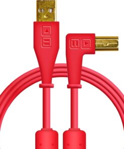 TechTools Chroma Cables USB-A to B - 1.5mt | Right Angled Red