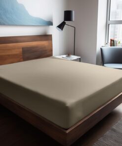 | Mix & Match | Plain |%100 Pamuklu Ranforce 120 x 200 Tek Kişilik Çarşaf Bej