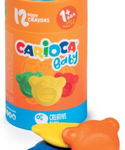 Teddy Bebek Crayons 12'Li 1+Yaş