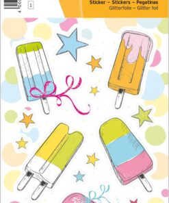 Magic Etiket Cubuk Dondurma, Foil,8,5*16