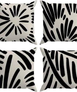 Abstract 4’lü Kırlent Kılıfı Ds7