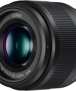 H-H025E Lumıx G Sabit Yanma Genişliği 25 Mm F1.7 Asph. Objektif (Görüntü Açısı 47°, Filtre Boyutu 46 Mm, Yakın Ayar Sınırı 0,25 M) Siyah