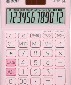 ND-10P Pastel Pembe Hesap Makinesi