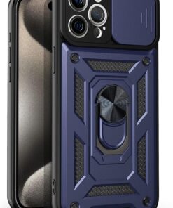 Apple iPhone 15 Pro Max için Kılıf Impact Resistant Lacivert [iPhone 15 Pro Max ile Uyumlu Kılıf - Lacivert]