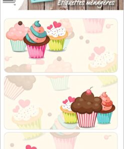 Takı etiketi Dekor Cupcakes