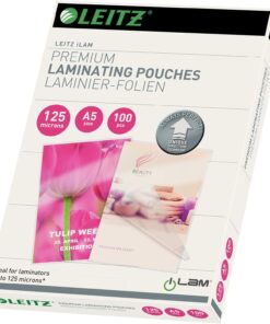 Sıcak laminasyon folyosu, parlak, şeffaf, A5, UDT, folyo kalınlığı 125 miks, 100'lü paket, 74930000
