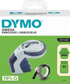 Omega etiket kabartma aleti, sezgisel döner klik sistemli ergonomik kabartma aleti