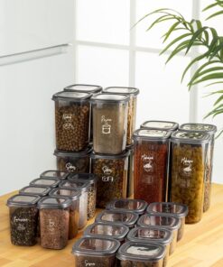 Vienev Serigrafi Etiketli 28Li Peggy Kare Erzak Ve Baharat Full Set 8(1,2, 0,55, 0,45) 4X(1,75)