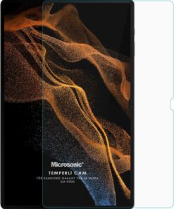 Samsung Galaxy Tab S10 Ultra X920 Tempered Glass Cam Ekran Koruyucu [Galaxy Tab S10 Ultra X920 ile Uyumlu Ekran Koruyucu - Şeffaf]