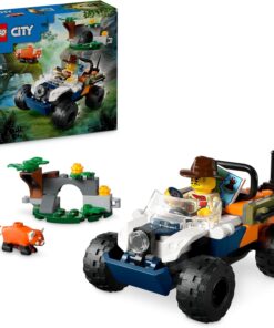 City Orman Kaşifinin ATV’li Kırmızı Panda Görevi 60424-6 Yaş ve Üzeri Çocuklar için Yaratıcı Oyuncak Yapım Seti (92 Parça)