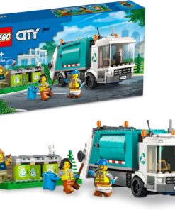 City Geri Dönüşüm Kamyonu 60386-5 Yaş ve Üzeri Çocuklar için Oyuncak Yapım Seti (261 Parça)