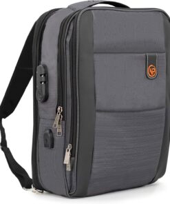 Travela Laptop 40lt Sırt Çantası, USB Şarj Portlu Sırt Çantası, Suya Dayanıklı Kolej Okul Bilgisayar Çantası 15.6 inç Dizüstü Bilgisayar Çantası