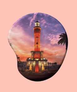 SHOP Türkiye Serisi - İzmir Saat Kulesi Baskılı Bilek Destekli Mouse Pad