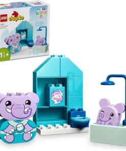 DUPLO İlk Günlük Rutinlerim: Banyo Zamanı 10413 - 1 Buçuk Yaş ve Üzeri Çocuklar için Eğitici Banyo Oyuncağı Yapım Seti (15 Parça)