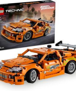 Technic Fast and Furious Toyota Supra MK4 42204 – 9 Yaş ve Üzeri Çocuklar için 6 Motor ve Açılan Kapılar İçeren Oyuncak Araba Yapım Seti, Çocuklar ve Yetişkinler için Hediye Fikri (810 Parça)