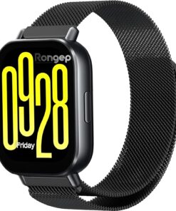 Manyetik Tasarım Milano Loop Kordon Xiaomi ile Uyumlu Redmi Watch 5 Active/Lite/Watch 2/2Pro/S3/S1/S1Pro/S1 Active için Terletmeyen Hafif Yapılı Metal Hasırlı Kayış