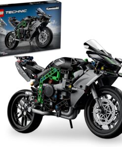 Technic Kawasaki Ninja H2R Motosiklet 42170-10 Yaş ve Üzeri Çocuklar için Koleksiyonluk Yaratıcı Oyuncak Model Yapım Seti (643 Parça)