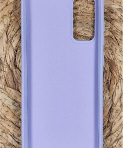 me-likee Samsung Galaxy S20FE ile Uyumlu Silikon Kılıfı Mikro Fiber Astarlı Darbeye Dayanıklı Kapak Yumuşak Dokunuşlu Tam Koruyucu Kılıf (Mor)