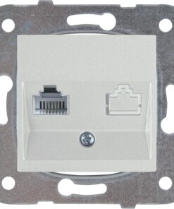 Nt Met Beyaz Dta+Nüm Cat6+Cat3 Mekanizma+Düğme Kapak