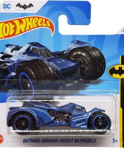 Wheels - Arkham Knight Batmobile - Batman 4/5 - HTD85 - Short Card - DC - koyu mavi metalik - Mattel 2024 – 1:64