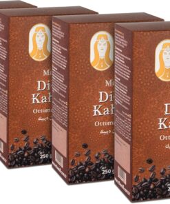 Sultan Mardin Dibek Kahvesi 250 g (4'lü Paket) - Otantik ve Geleneksel Zengin Lezzet - Menengiç, Türk Kahvesi ve Kakule Olmak Üzere Farklı Bileşen İçerikli