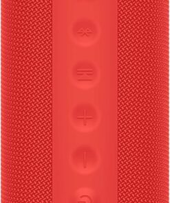 Taşınabilir Bluetooth hoparlör (16 W), taşınabilir hoparlör, Bluetooth 5.0 bağlantısı, gerçek kablosuz stereo, IPX7 su geçirmez, uzun pil ömrü, kırmızı, İtalyan versiyonu