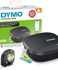LetraTag LT-200B Bluetooth Siyah Etiketleme Makinası
