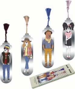 Gift Hediyelik Metal Püsküllü Kitap Ayracı Seti (Bow-wow)
