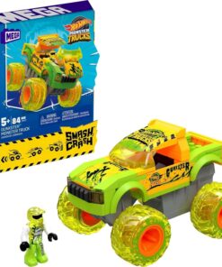 Bloks MEGA Hot Wheels Smash N Crash Gunkster, Mega Bloks, Çok Renkli, Medium