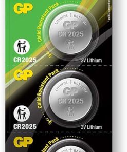 Batteries Cr2025 2025 Boy Lityum Düğme Pil, 3 Volt, 5'Li Kart