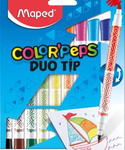849010 COLOR PEPS DUO 10 RENK KEÇELİ KALEM